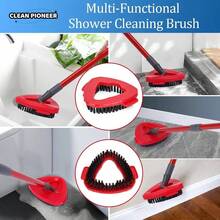 4 Pack Spin Mop Heads Compatible With EasyWring 1 - System, Scrubber Mop Brush, Hard Bristle Cleaning Brush Kitchen Bathroom TileNot 2 - - Red - 查看 5
