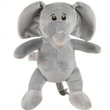Safari Trio 35cm Plush - Elephant, Giraffe, Hippopotamus, Lion, Monkey - Gift Toy, Cute Animal Friends, Same As Photo, Jungle Kingdom, Madagascar - 象獅猴三人組 - 查看 3