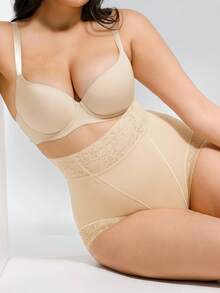 SHE Women Butt Lifter Panties Lace Tummy Control Shapewear Shorts Faja Colombianas Moldeadoras Comfortable Underwear - 彩色 - 查看 3