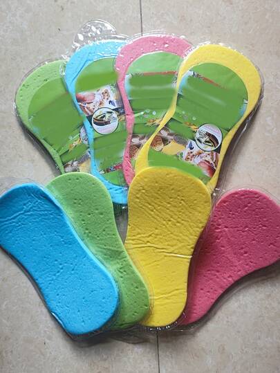 8-Shaped Compressed Sponge, Large Size Car Washing Honeycomb Sponge, High Foaming Waxing Sponge, Multi-Color Cleaning Sponge Suitable For Bathroom, Kitchen, Bicycle And Car Cleaning, Random Color Combination