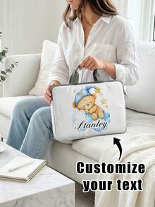 1pc Custom Laptop Bag, Unique Design (Photo, Landscape, Illustration), Large Capacity, Lightweight, Fashionable, Best Gift Choice, Back To School Essential - one-size - View 6