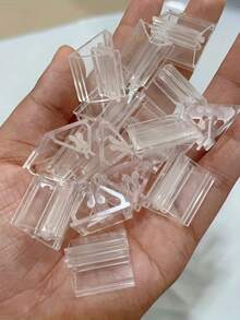 Bộ 24 kẹp thẻ bàn nhỏ bằng acrylic trong suốt, giá đỡ thẻ acrylic, giá đựng thẻ bàn nhỏ cho đám cưới, thích hợp để đựng thiệp cưới, ảnh, ghi chú, trưng bày tranh ảnh, 1 chiếc - Nhiều kiểu dáng - Xem 8