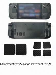 Steam Deck Gaming Console Accessories Set: Dust-Proof Vent Cover + Touchpad & Button Stickers + Joystick Caps, Dust-Proof, Scratch-Resistant, Enhanced Gaming Experience - View 6