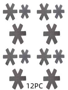 6pcs Felt Coasters, Non-Slip Heat Insulation Pads For Bowls, Plates And Cookware - Multicolor - View 10