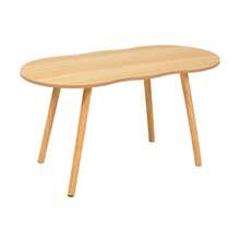 Natural Wooden Coffee Table For Living Room Modern Sofa Centre Table Tea Tables - Burlywood (original Wood Color) - View 7