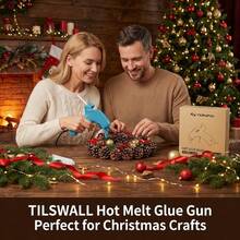 (20W Corded Hot Melt Glue Gun Set): (20 Glue Sticks, Plug And Play), (180-Second Fast Heating, No Waiting), (Drip-Proof), (DIY Crafts), (One-Gun Solution For Home Repairs) - US A Type Plug(110-127V) - View 7