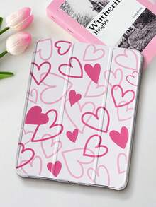 1 件装叠层爱心图案彩绘平板电脑保护套，兼容 Mini4/Mini5/Mini6/Mini7/Air/Air2/9.7/10.2/10.5/Air4/Air5/10.9/Pro 11 英寸/第十代/Air 11 英寸 (M2)-2024/Pro 11 英寸 (M4)-2024/Air 11 英寸 (M3) 2025/(A16) 11 英寸第十一代 2025，Galaxy Tab A8 10.5 英寸 2022。功能：内置笔槽、三折支架、TPU 软边保护、磁吸式睡眠/唤醒、清新/治愈/可爱/趣味/个性化设计。 - 彩色 - 查看 2