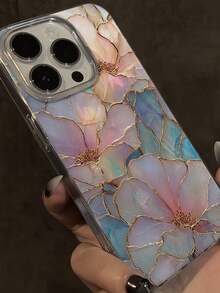 Ốp lưng điện thoại thời trang họa tiết hoa tối giản, thanh lịch, chất liệu chiffon lông vũ màu bạc, tương thích với iPhone 17/17 Pro Max/ 15/16/16 Pro/15 Pro Max, Galaxy P13/P14, P11/P12, A14/A15, S23 Ultra/A50, A12, A32, A52, A72, A51, A21S, A13, A14, S22 Ultra, S23, A33, A53, S20 FE, phiên bản quốc tế, không phải phiên bản nội địa. Quà tặng mùa xuân cho mẹ. - Nhiều màu - Xem 6