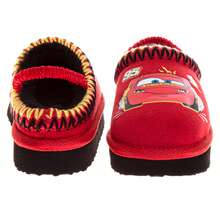 Disney Pantuflas de de Cars de para niños, suaves, acogedoras y cómodas (tallas para niños pequeños 5-10 / tallas para niños pequeños 11-12) - Rojo - Ver 5