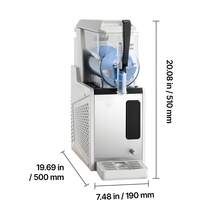 Máquina para Hacer Granizados con Un Tanque de 3 L, Máquina de Granizado de Hielo para Hogar, sin Necesidad de Hielo, 5 Programas Preestablecidos, para Hacer Margaritas, Frappés, Batidos - 3 litros - Ver 10