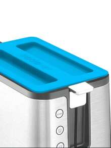 1PC Silicone Dust Cover Suitable For Different Toasters: Soft And Perfectly Compatible With Various Toasters. Dust Cover Silicone Toaster Top Cover. Home And Daily Necessities, Convenient And Practical, Beautiful And Practical, Sturdy And Durable. Household Goods - Multicolor - View 4