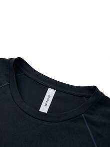 TECTOP Camiseta de verano para mujer, casual al aire libre para viajes y senderismo de manga corta, transpirable y cómoda, ligera para deportes - Negro - Ver 5