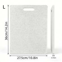 1/2/3 Pcs Marble Pattern Cutting Board, Plastic Chopping Board, Kitchen Utensils, Kitchen Accessories, Cutting Prep Board (For Separating Raw And Cooked Food), Fruit & Vegetable Cutting Board, Easy To Clean Meat Cutting Board, Suitable For Outdoor Camping, Kitchen, Home, Economical And Portable - White - View 11