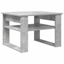 CROISSANCE Tavolino da salotto Grigio cemento 64 x 54 x 44 cm - Grigio - Visualizzare 3