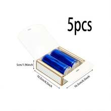 Bộ hộp quà 20/10/5/2 món, hộp quà màu trắng và đen có nắp, hộp quà cầu hôn cho phù dâu kèm ruy băng trắng, thích hợp cho đám cưới, sinh nhật, tiệc tùng, ngày Valentine và quà tặng cô dâu. - Vàng trắng - Xem 17