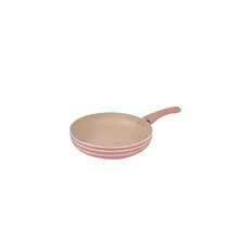 6.5inch Mini Non-Stick Cookware, Pink Marble Coating Casserole Pot & Frying Pan, For Everyday Cooking & Baby Food Seafood Boil - Pink - View 10