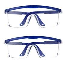 Splash-Proof Work Goggles, Protective Lab Goggles, Windproof And Dustproof Industrial Goggles, Cycling Goggles, 2 Pcs. - 2Pcs Black - View 10