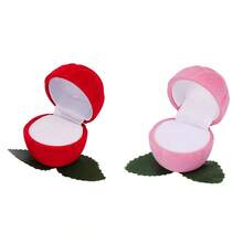 1/2pcs Romantic Velvet Rose Ring Box, Valentine's Day Jewelry Box, Rose Bouquet Design, Elegant Engagement Ring Holder & Earring Storage Box For Proposal, Wedding Gift Packaging And Special Celebration Decor, Perfect Gifts For Men, Jewelry Storage Organizer, Graduation Stuff, Hair Accessories Organizer, Wedding Jewelry Box - Multicolor - View 16