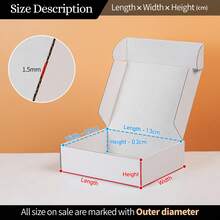 8 hộp giấy sóng màu trắng, hộp đóng gói đơn giản cơ bản, thùng carton bưu điện, vật liệu đóng gói, hộp vận chuyển hàng không, hộp quà tặng, hộp bìa cứng sóng, thích hợp cho các doanh nghiệp nhỏ vận chuyển và đóng gói sản phẩm. - Hộp máy bay màu trắng - Xem 10