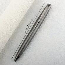 1pc Metal Ball Pen, Professional Roller Ball Pen, Fashionable And Durable, Exceptional, Mechanical Feel, Metal Texture, Luxury Pen - 637 - View 30