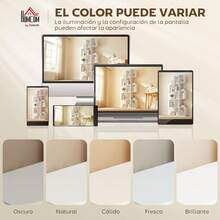 HOMCOM Estanterías - Blanco - Ver 8