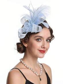 Fascinators Headband Women's Tea Party Hat For Kentucky Derby, Wedding, Hair Accessories - Multicolor - View 12
