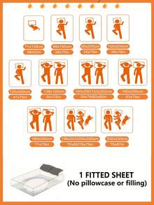 1件装奢华缎面床单，丝滑柔软，90克超细纤维，柔软亲肤，低致敏性，透气性佳，可机洗，抗皱防褪色，活力印花，聚酯纤维材质，耐用面料，家居床上用品 - 黑色 - 查看 3