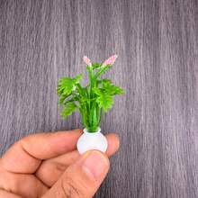 22 estilos de plantas en maceta decorativas en miniatura para casa de muñecas, plantas verdes realistas a escala 1:12 1:6 para casa de muñecas, suculentas, camas de flores, jarrones, accesorios decorativos para cocina, dormitorio, sala de estar, baño y jardín de la casa de muñecas - Multicolor - Ver 25