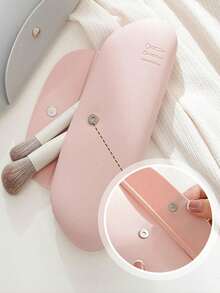 Silicone Makeup Brush Storage Bag, Convenient Travel Cosmetic Bag, Multi-Functional Beauty Bag, Makeup Brush Case, Waterproof Pouch - Multicolor - View 2