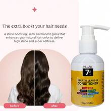 MELAO 7-In-1 Protein Hair Mask - 100g, Silky Soft Hair | Nourishing Moisturizing Formula, Adds Shine | Fragrance & Heat Protection | No Rinse Required - 100g - View 4