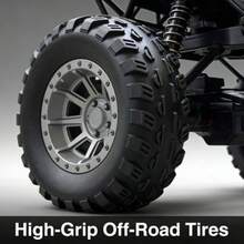 Children's Day Best Gift High - Speed 4WD RC Drift Car: A Cool And Funny Gift! RC Monster Truck With LED Lights, 25+ KM/H Fast Off - Road RC Car For Kids. All Terrain Electric Toy Vehicle With Shock Absorbers And Big Tires, Ideal Birthday Gifts For Boys And Girls Aged 6 - 12 - Multicolor - View 9