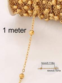 1米不锈钢珠链，适合DIY制作项链和手链等首饰 - 鏈條 - 查看 15