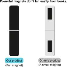 5个装精美文学磁性书签 - 心形和书籍图案书签夹，适合办公室女性和阅读爱好者 - 多色 - 查看 4