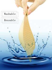 1pc Invisible Adhesive Neckline Bra, Self-Adhesive Bra With Neck Straps And Extension Hooks, Reusable, Suitable For Strapless Evening Gowns - Multicolor - View 9