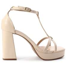 MODARPE Women Heeled Sandals - Beige - View 3