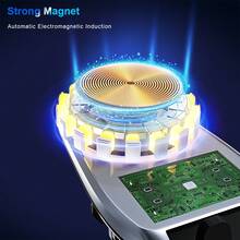 苹果 MagSafe 15W 快速无线车载充电器 [15W 快速充电，30+ 磅强力吸盘和 2800gf 磁力支撑]，360° 可调节车载手机支架，兼容苹果 17、16、15、14、13、12 系列 11 代快速充电磁吸无线车载充电器，仪表盘出风口安装支架 - A - 查看 8