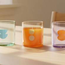 Vaso Rio Bubble Toy de Vidrio 391 ml 6 Piezas Set Vasos Transparentes de Colores Hogar Estilo Moderno Casual Ideal para Bebidas Calientes o Frias - Multicolor - Ver 4