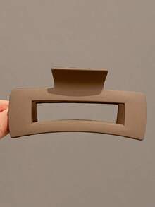 1 Pcs Random Women's High-End Large Size Square Light Plastic Hair Claw Clip, Fashionable Versatile Minimalist Style Elegant Hair Accessory For Daily Wear, Going Out, Showering, Washing Face, And Making Up Casual Summer Hair Clips Hair Jaw Clip Hair Clamps Hair Clutch Hair Catcher Clip Fall Winter Hair Accessories For Women For Vacation Outfits Woman - 多色 3 - 查看 10