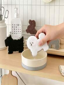 宠物碗清洁海绵套装|三层堆叠狗狗造型设计|给狗狗一个干净的碗|耐用又可爱的狗狗碗海绵擦|双面可水洗 - 狗狗家族4pcs - 查看 7