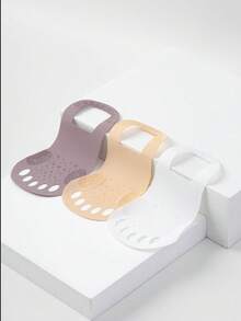 1/3/6 双装冰丝五指袜夏季薄款高跟袜硅胶防滑鞋垫绑带低帮半底袜新款夏季款式 - 彩色 - 查看 8