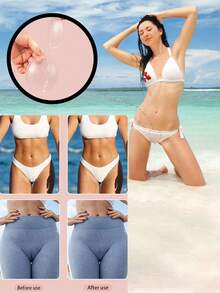 1片装女性私密贴，防水硅胶圆形粘垫，防止穿着瑜伽裤、水上乐园或温泉泳装时走光、感染和尴尬。 - 彩色 - 查看 4