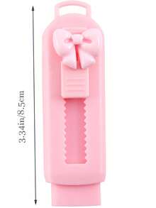 1/5pcs Customized Creative Cute Cartoon Girl Heart-Shaped Slide Eraser, Personalized Clean Erasing Without Crumbs, Suitable For New Semester School Supplies, Customized Anti-Loss Eraser, School Correction Supplies - Multicolor - View 2