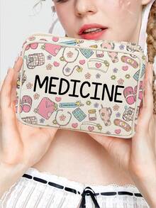 新款 Ouchie Pouch 收納袋 - 醫療袋、盥洗包、旅行必備，彩色設計適用於、化妝品和旅行用品，個人護理整理袋，便攜式醫療收納袋，可存放和醫療用品 - 彩色 - 查看 5