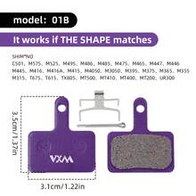 自行车碟刹片，耐磨山地车刹车片，全金属折叠电动自行车刹车片 - 彩色 - 查看 10