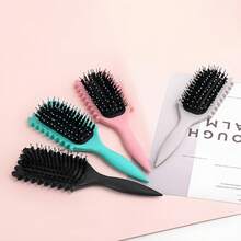 Curl Defining Brush, 1 PCS Curly Hair Brush, Brush Curly Hair, Combing And Shaping Men's And Women's Curls To Reduce Pulling - 1pcs - 查看 12