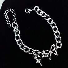 银色蝴蝶方向盘链，汽车内饰装饰，可爱汽车配件，车辆挂饰，独特汽车装饰品 - 均碼 - 查看 7