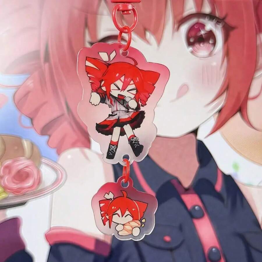 动漫女性角色钥匙扣 | 动漫亚克力吊坠 | 收藏钥匙扣 | 女性角色饰品 | 女士钥匙扣 | 生日礼物 | 节日礼物 - 彩色 - 查看 1