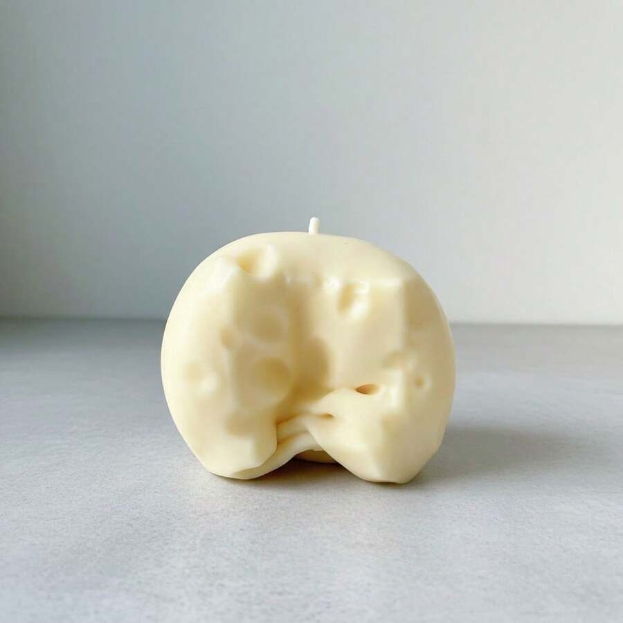 Coconut Oil Cream Cheese Squishy Ball, Soft Dough Texture Squeeze Toy, Creamy Filling Stress Relief Sensory Toy, Funny Prank Relaxation Toy - 彩色 - 查看 1