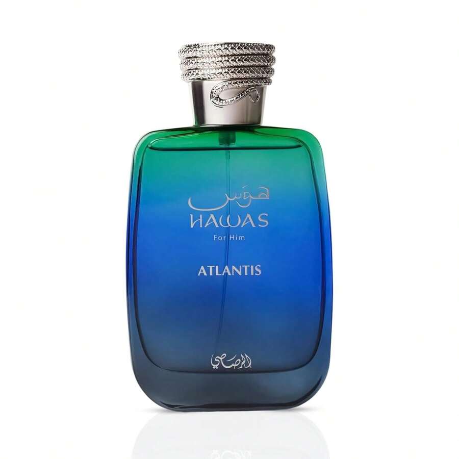 Rasasi Hawas Atlantis Eau De Parfum 3.4 Oz / 100ml – Lemon, Apple, Bergamot, Watery Notes & Driftwood Cologne For Men, Long-Lasting Fragrance | Cologne Men, Cologne - Hawas Atlantis - 查看 1