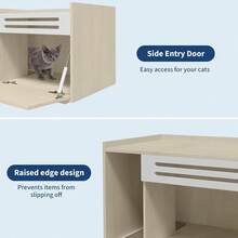Cat Litter Box Enclosures - Wood - View 5